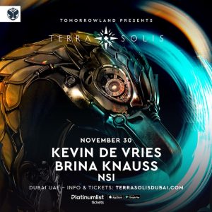 Tomorrowland presents Kevin de Vries & Brina Knauss at Terra Solis Dubai Nightlife